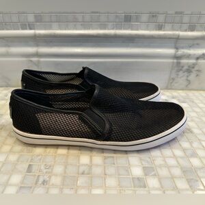 Kate Spade Women’s Black Sallie Mesh Slip-On Sneakers Size 10